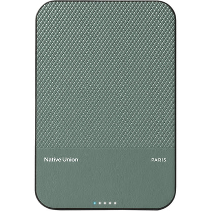 Native Union (Re)Classic Qi2 Magnetic Powerbank 5000mAh Green