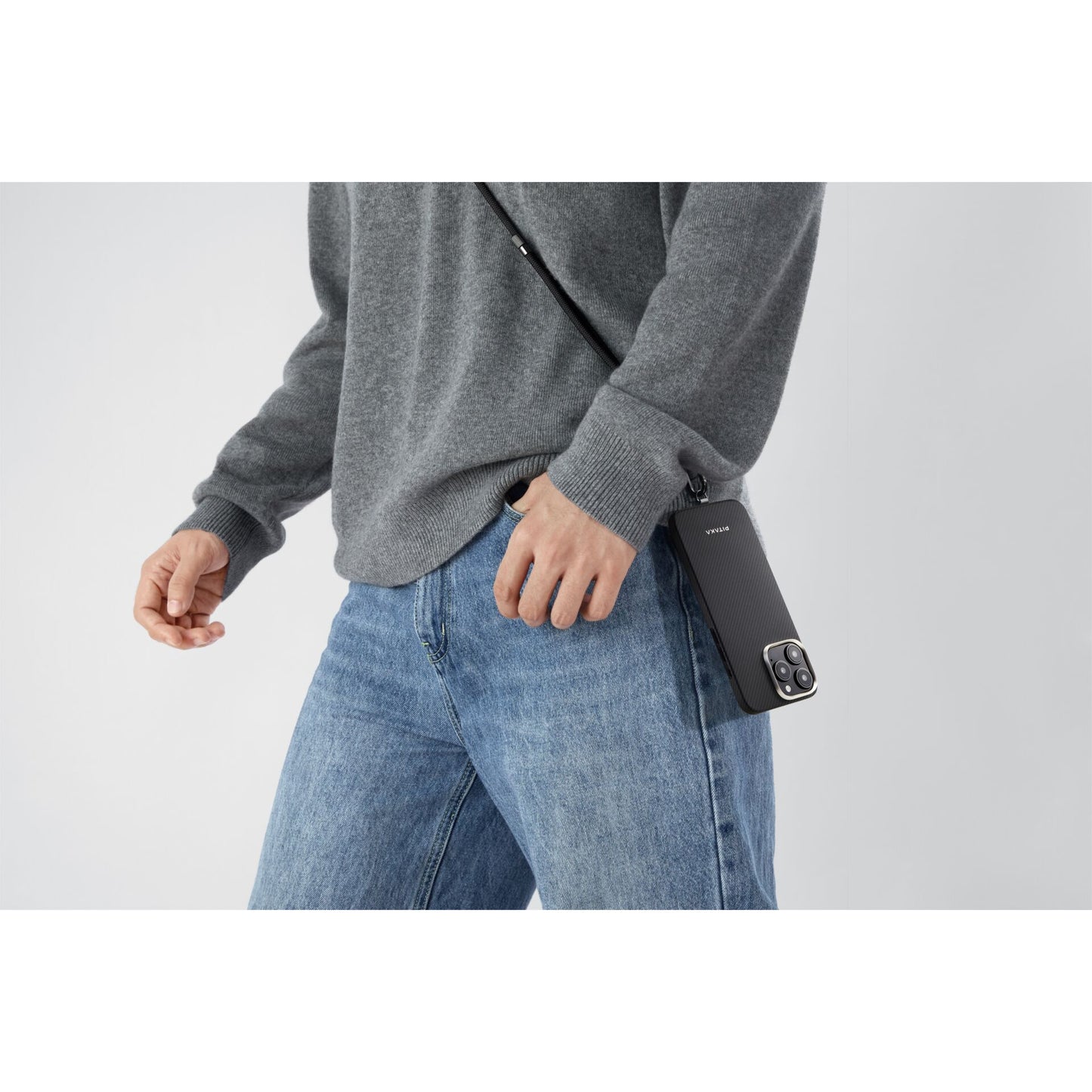 Pitaka MagEZ Case 6 600D for iPhone 16 Pro Black/Grey Twill