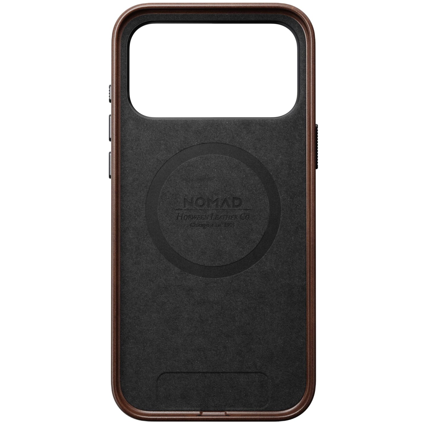 Nomad Traditional Leather Case iPhone 17 Pro Max Rustic Brown Horween