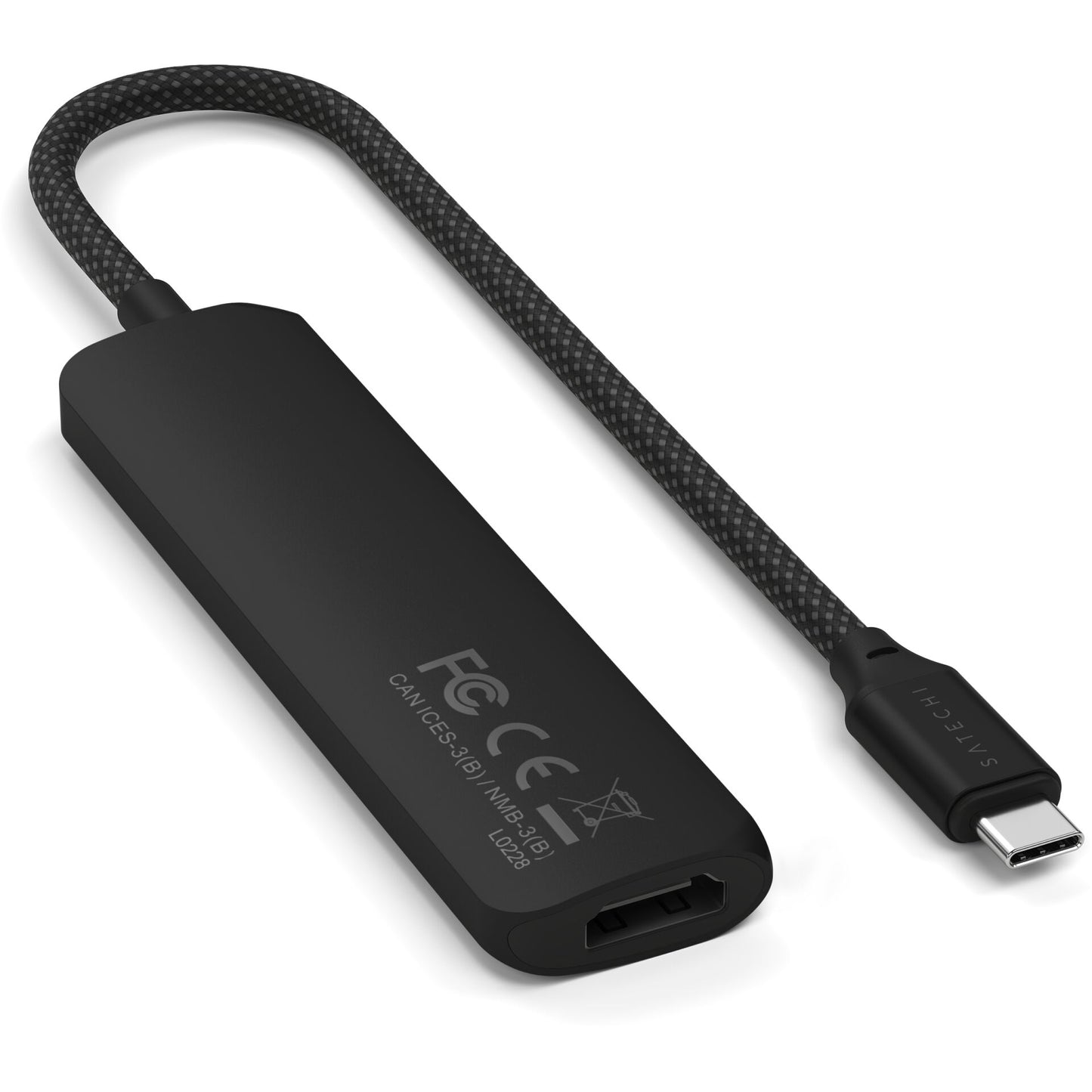 Satechi USB-C 4-in-1 Slim Multiport Adapter 4K Black