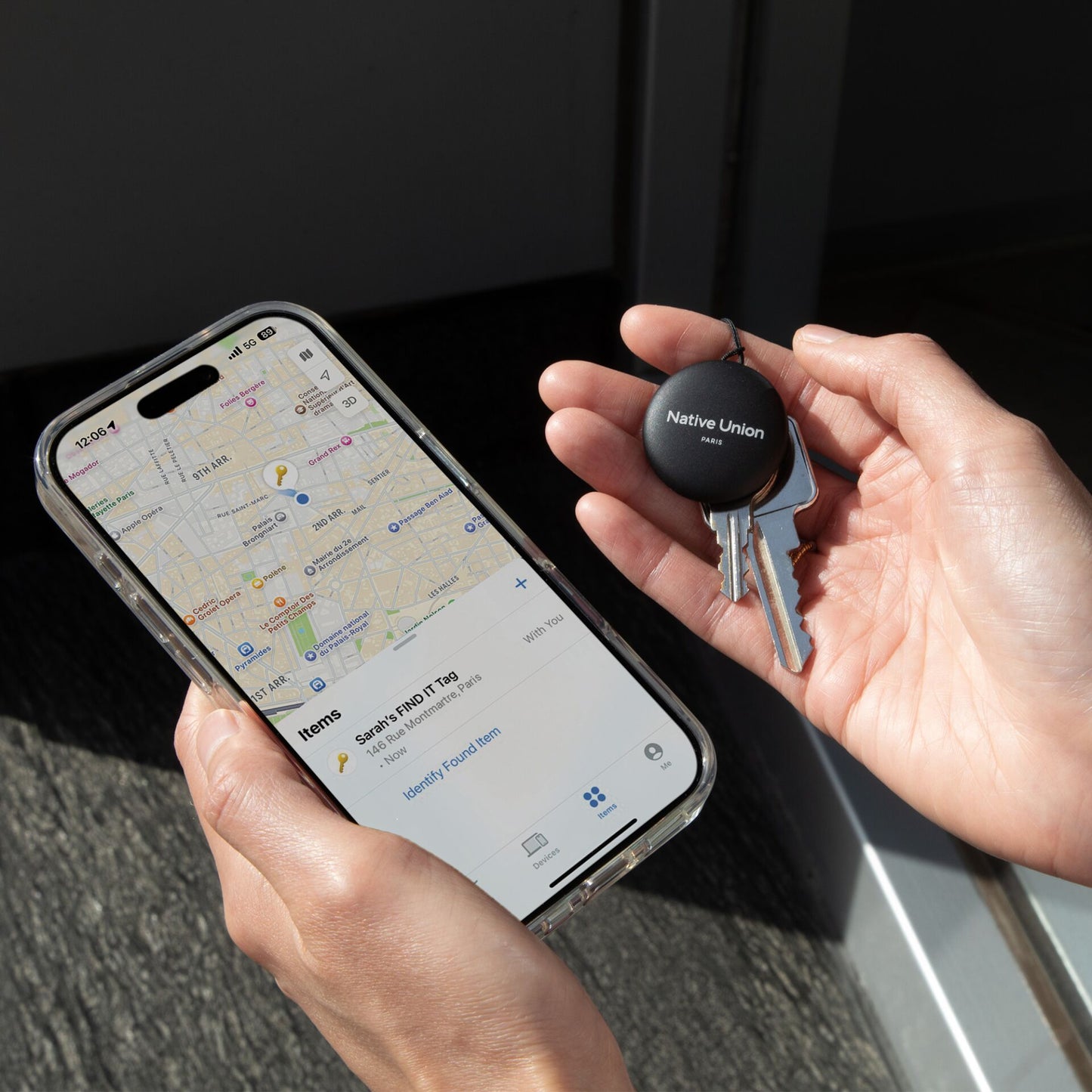 Native Union FindIt Tag Black