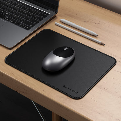 Satechi Vegan-Leather Premium Mouse Pad Black