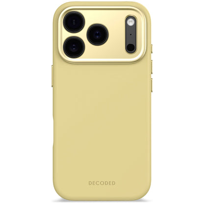 Decoded AntiMicrobial Silicone Backcover iPhone 17 Pro Yuma Yellow
