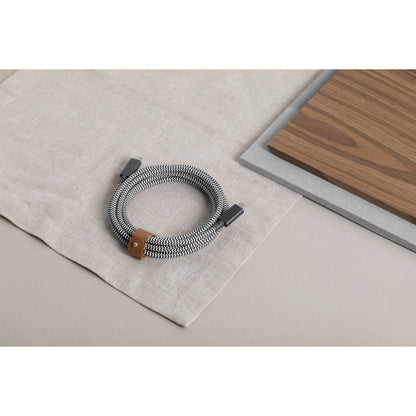 Native Union Belt Cable USB-C to USB-C Pro 2,4m Zebra 240W