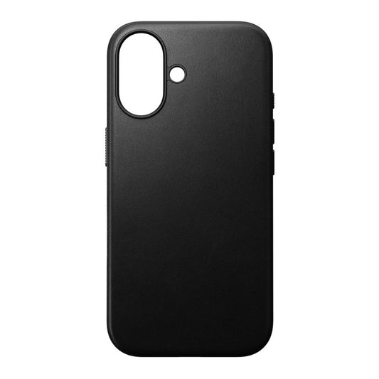 Nomad Modern Leather Case iPhone 16 Black