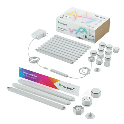 Nanoleaf Lines Starter Kit 9PK & Expansion Pack 3PK - Bundle