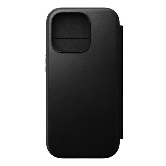 Nomad Modern Leather Folio iPhone 16 Pro Black