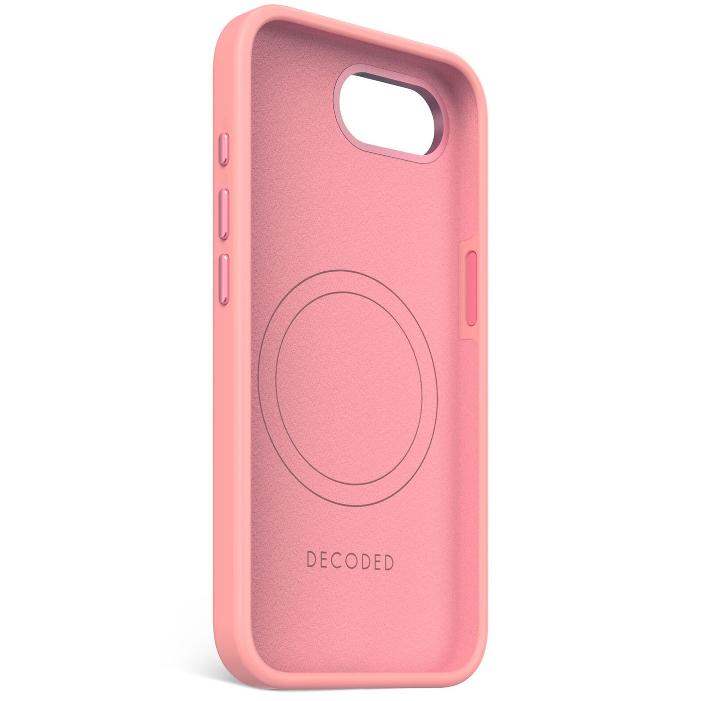 Decoded AntiMicrobial Silicone Backcover iPhone 16e Bubble Gum