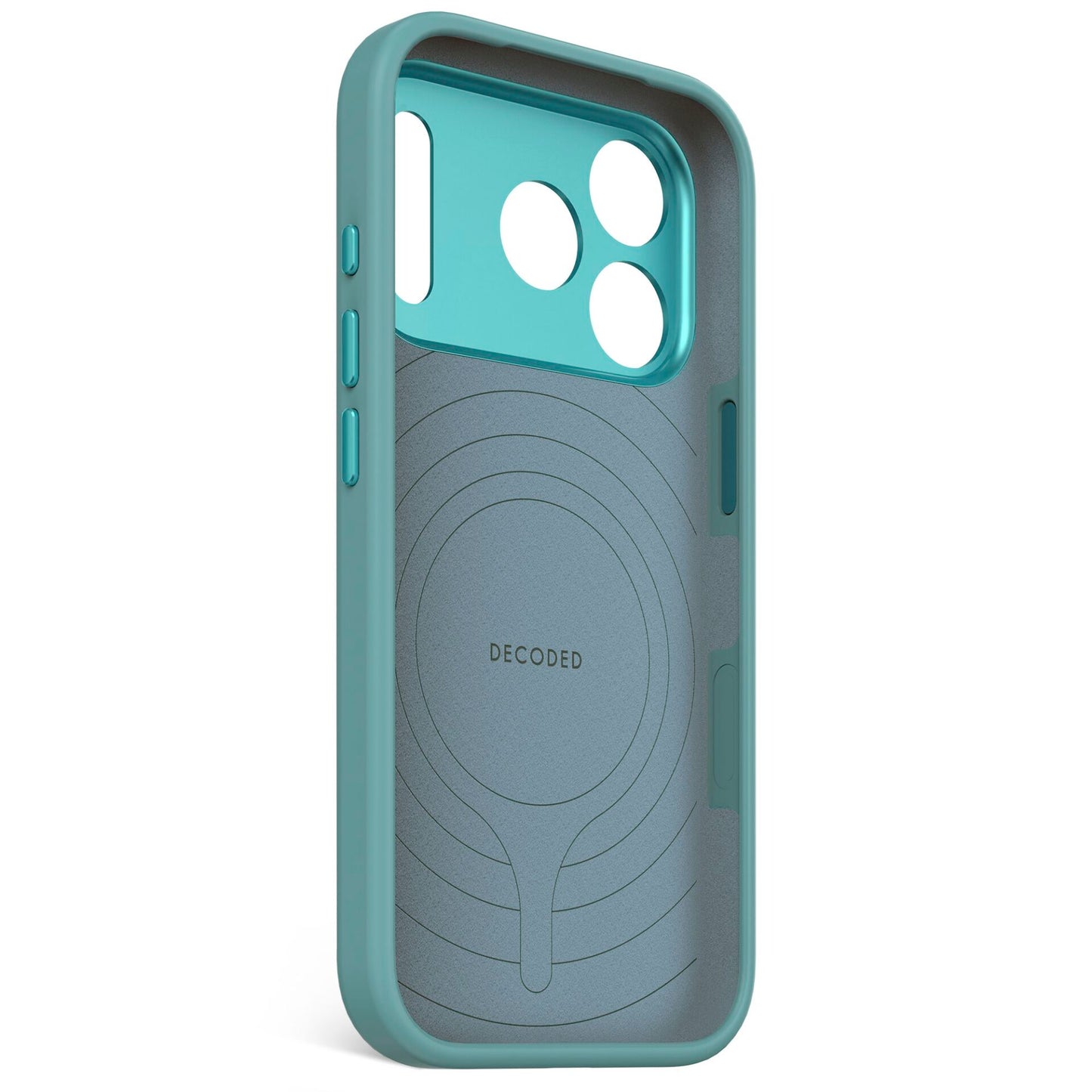 Decoded AntiMicrobial Silicone Backcover iPhone 17 Pro Retro Blue