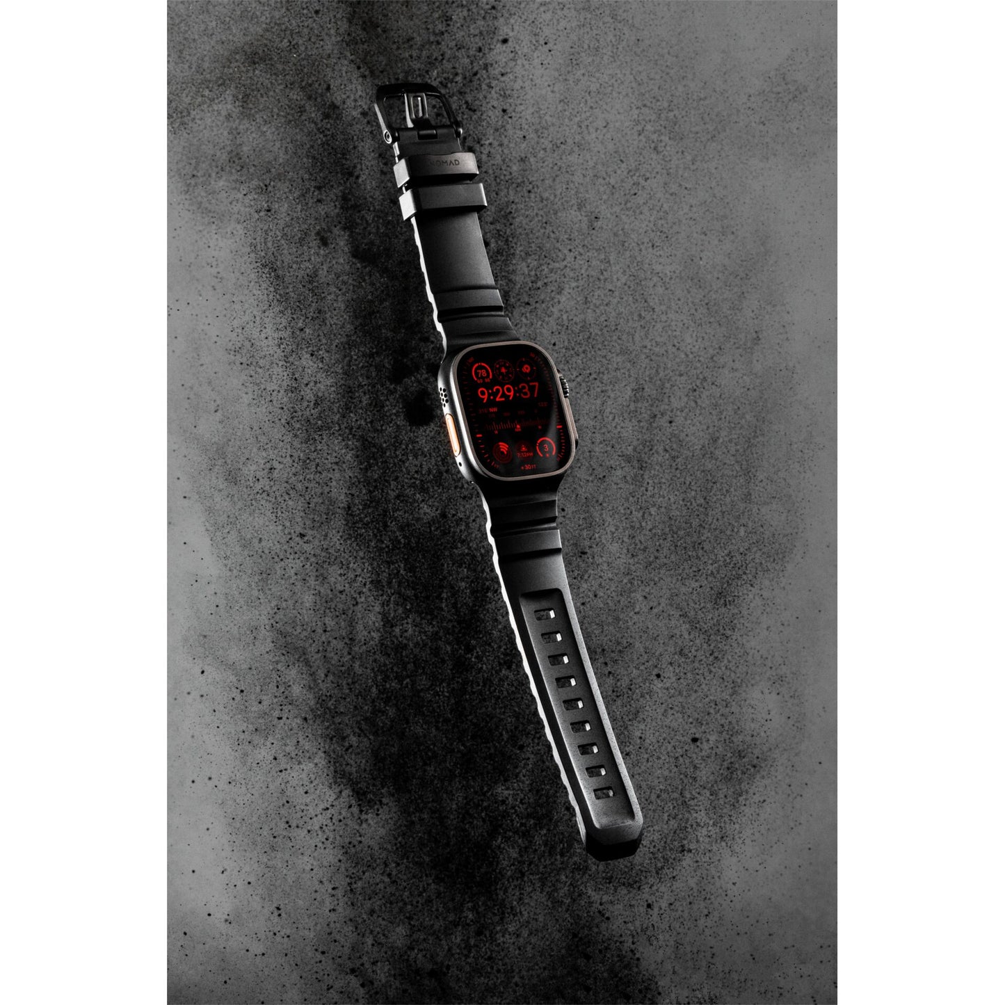 Nomad Rocky Point Band 46/49mm Carbon Black Connector Black