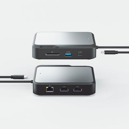 Alogic HDMI Dual 4K Display Docking Station Space Gray