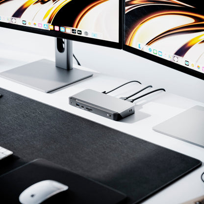 Alogic 100W USB-C DX3 Triple 4K Display Docking Station Space Grey