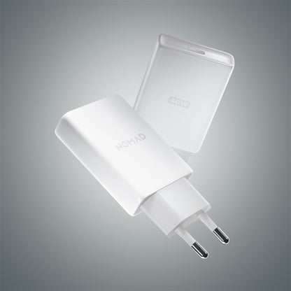 Nomad 40W USB-C GaN Slim Wall Charger White
