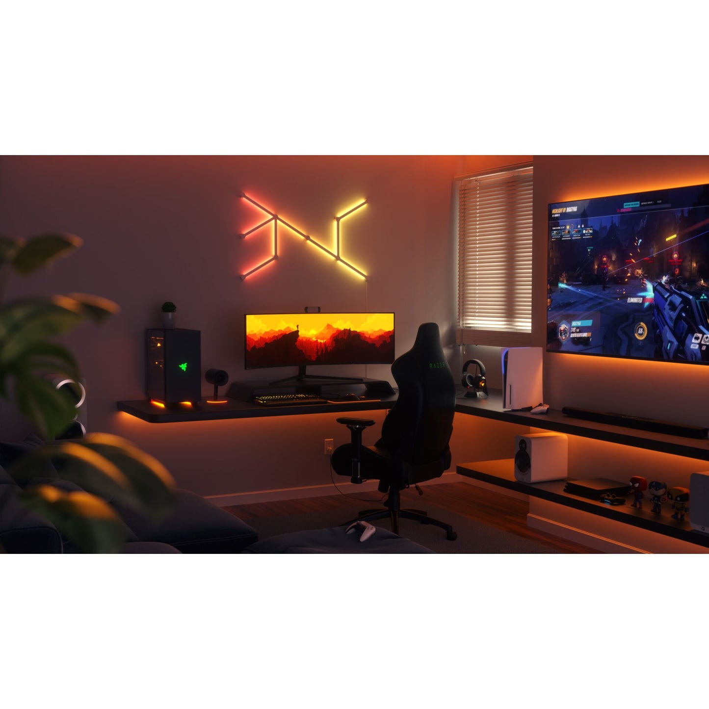 Nanoleaf Lines Starter Kit 9PK & Expansion Pack 3PK - Bundle