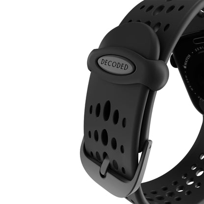 Decoded Silicone Ares O Strap for Apple Watch 40/42mm Black