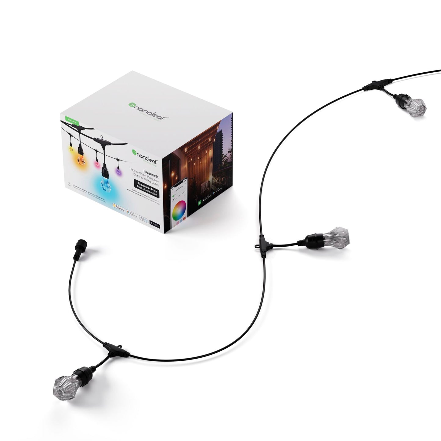 Nanoleaf Essentials Matter Smart Outdoor Light String Exp. 15m