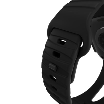 Decoded Silicone Ares Loop Strap for Apple Watch 44/46/49mm Black