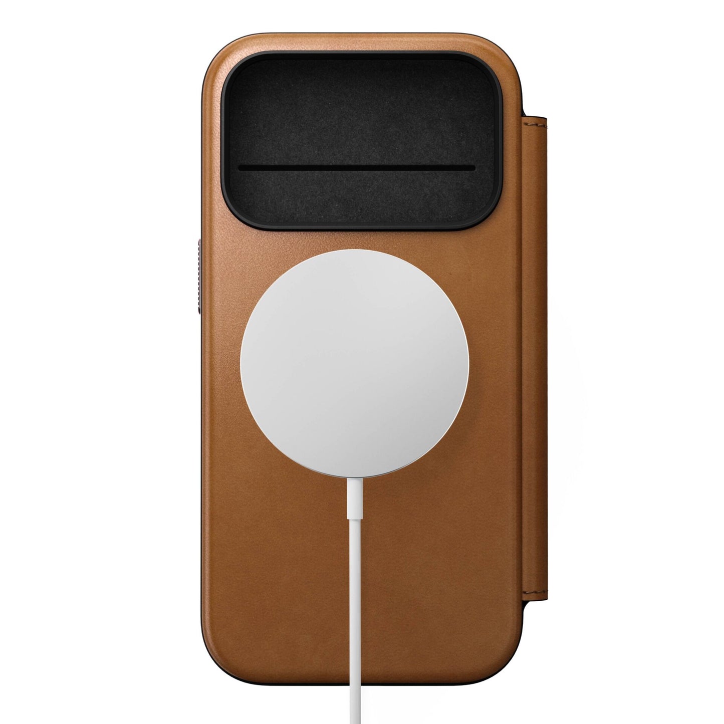 Nomad Modern Leather Folio iPhone 17 Pro English Tan