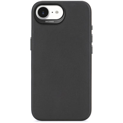 Decoded Leather Backcover iPhone 16e Black