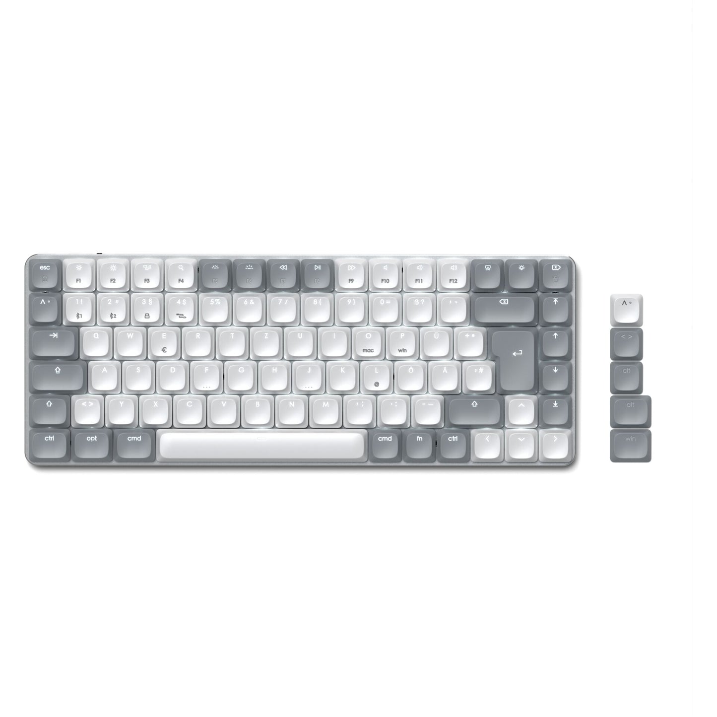 Satechi SM1 Slim Mechanical Back Backlit BT Keyboard German light