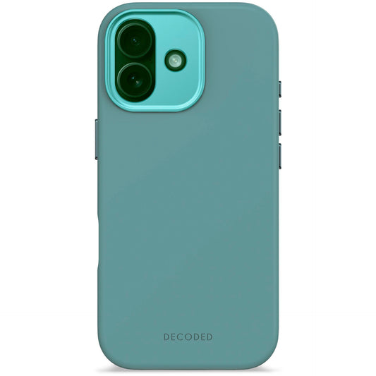 Decoded AntiMicrobial Silicone Backcover iPhone 17 Retro Blue