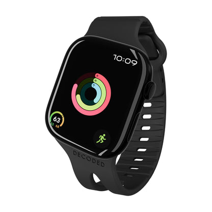 Decoded Silicone Ares Loop Strap for Apple Watch 40/42 mm Black