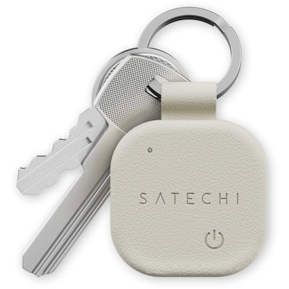 Satechi Vegan-Leather FindAll Keychain Sand
