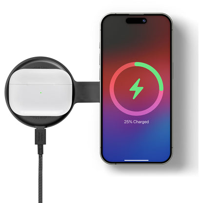 Native Union Voyage 2-in-1 Qi2 Foldable Wireless Charger Black