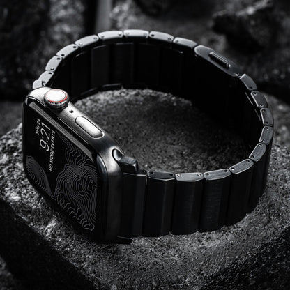 Nomad Strap Titanium Black V2 46mm/49mm Connector Black