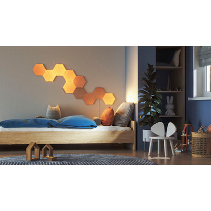 Nanoleaf Elements Wood Look Hexagons Expansion Pack - 3PK