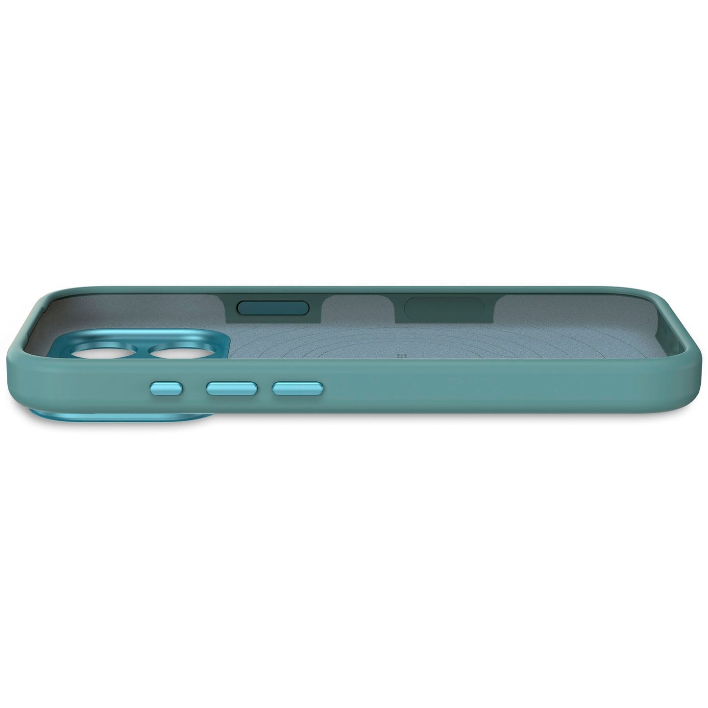Decoded AntiMicrobial Silicone Backcover iPhone 17 Pro Retro Blue