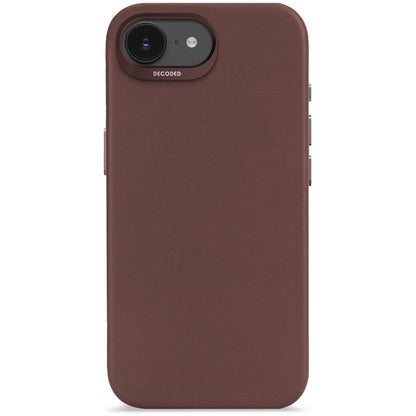 Decoded Leather Backcover iPhone 16e Chocolate Brown