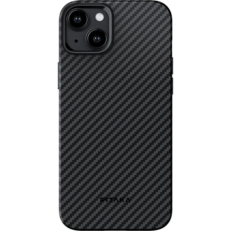 Pitaka MagEZ Case Pro 4 1500D for iPhone 15 Plus Black/Grey Twill
