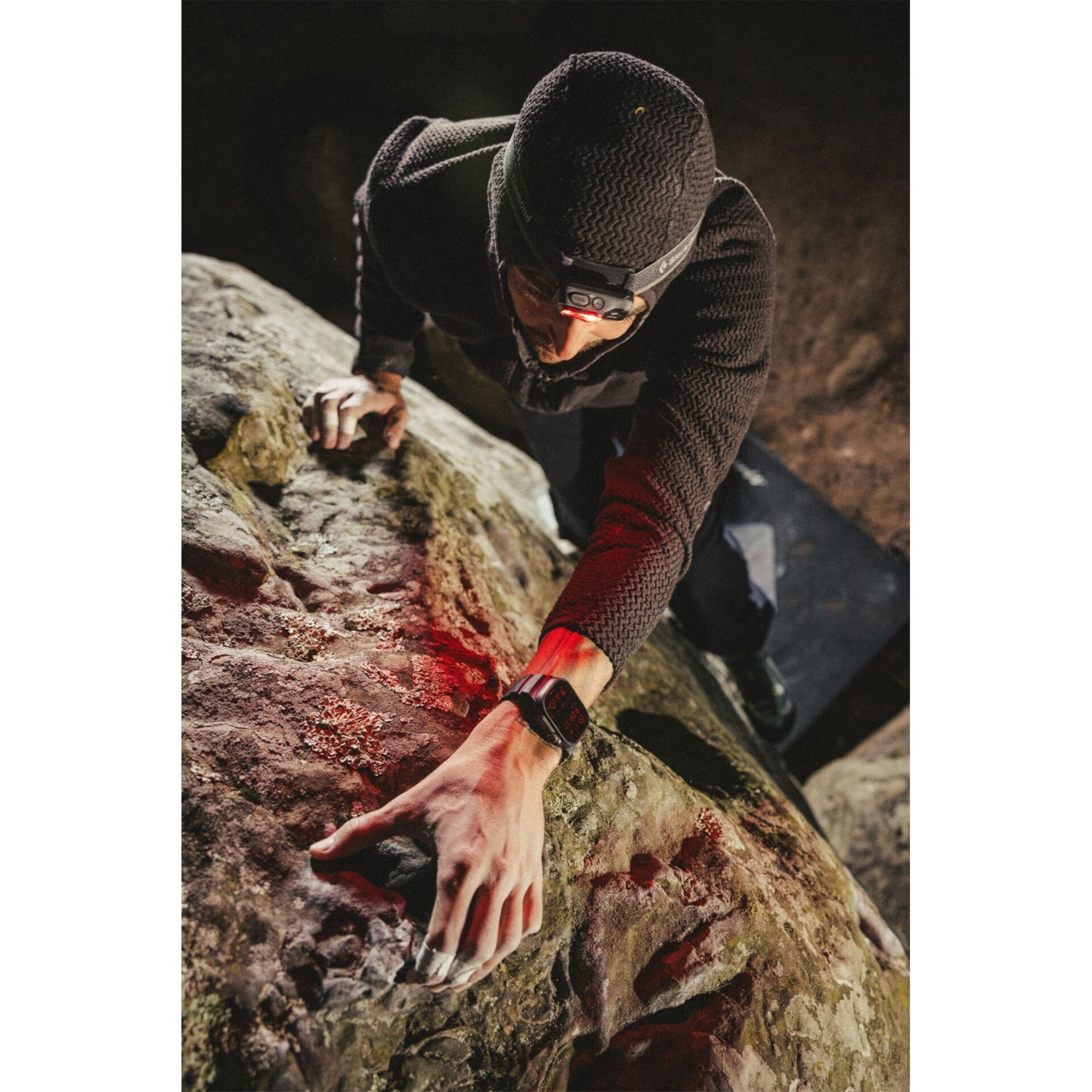 Nomad Rocky Point Band 46/49mm Carbon Black Connector Black