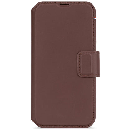Decoded Leather Detachable Wallet iP 16e Chocolate Brown