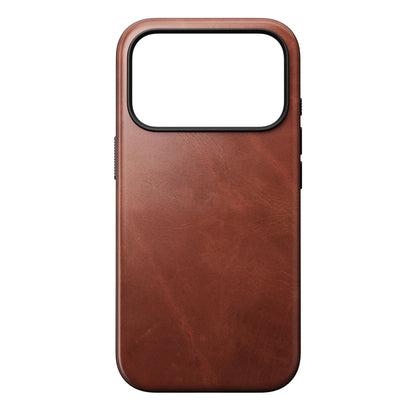 Nomad Modern Leather Case iPhone 17 Pro Olde Dublin Horween
