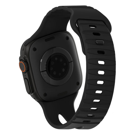 Decoded Silicone Ares Loop Strap for Apple Watch 44/46/49mm Black