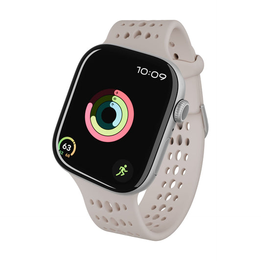 Decoded Silicone Ares O Strap for Apple Watch 40/42mm Clay