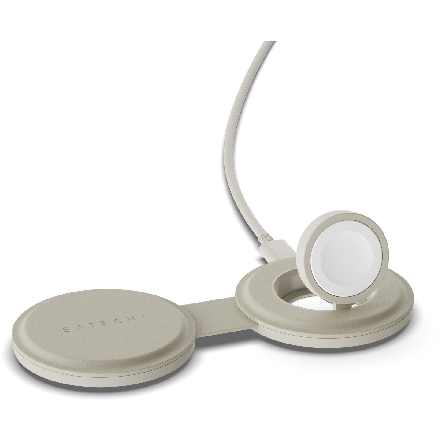 Satechi OntheGo 2-in-1 Wireless Charger Sand