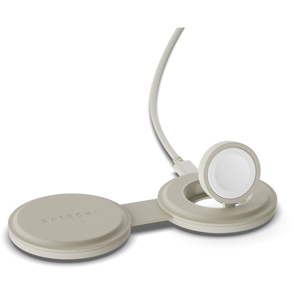 Satechi OntheGo 2-in-1 Wireless Charger Sand