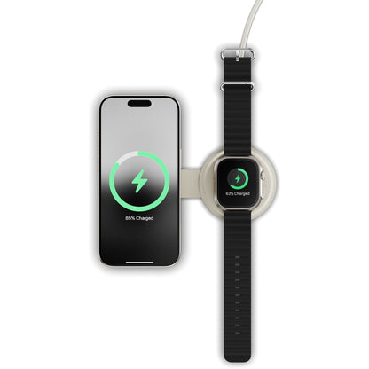 Satechi OntheGo 2-in-1 Wireless Charger Sand