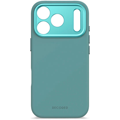 Decoded AntiMicrobial Silicone Backcover iPhone 17 Pro Retro Blue
