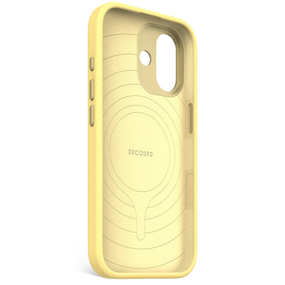 Decoded AntiMicrobial Silicone Backcover iPhone 17 Yuma Yellow