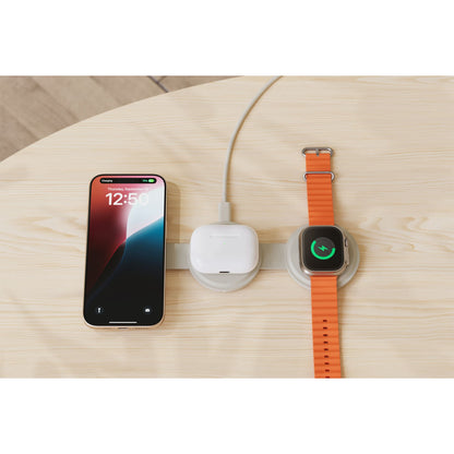 Satechi OntheGo 3-in-1 Wireless Charger Sand