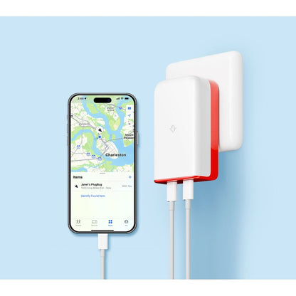 Twelve South PlugBug 50W USB-C Wall Travel Charger with Find My