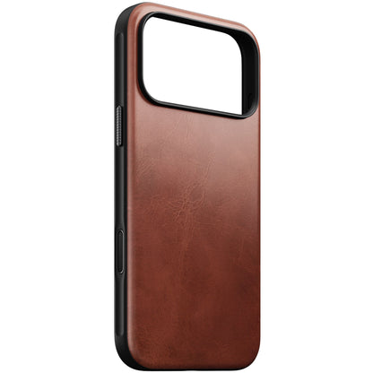Nomad Modern Leather Case iPhone 17 Pro Max Olde Dublin Horween