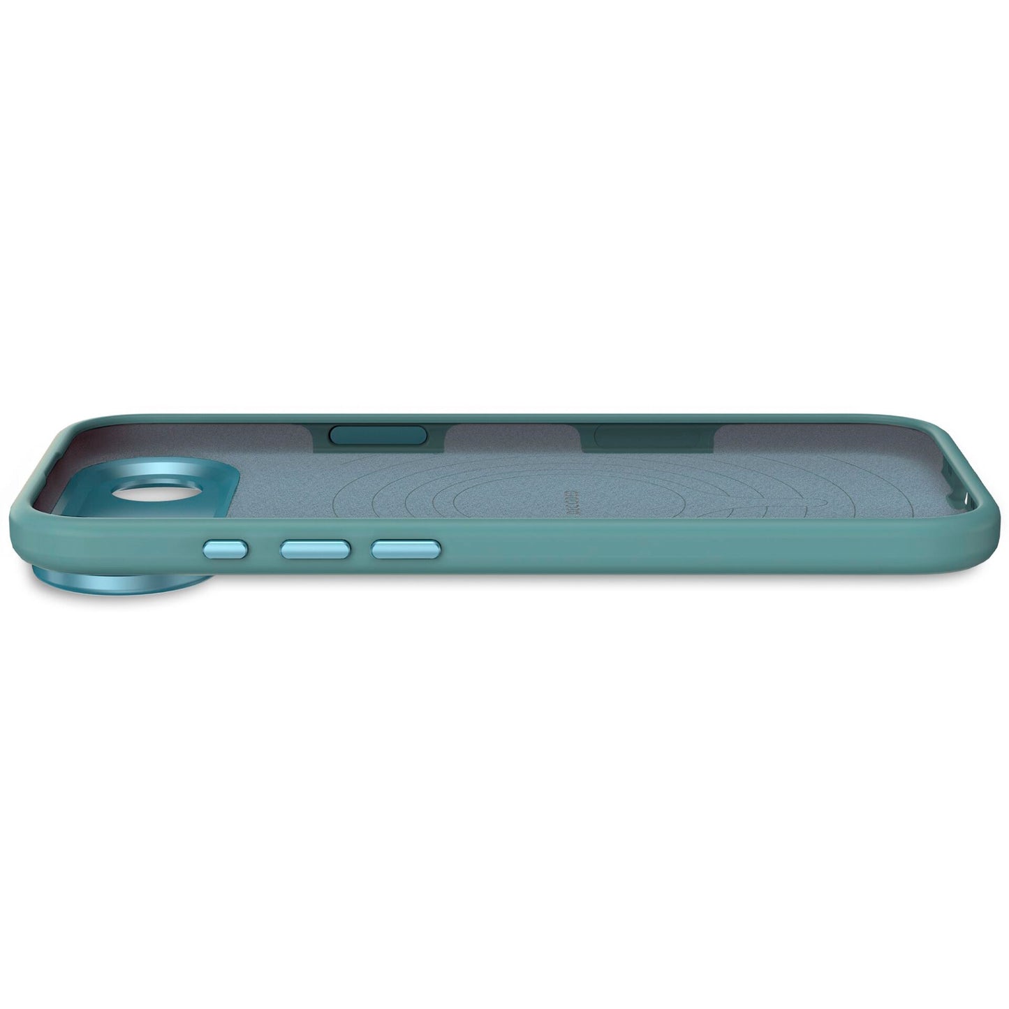 Decoded AntiMicrobial Silicone Backcover iPhone 17 Air Retro Blue