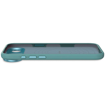 Decoded AntiMicrobial Silicone Backcover iPhone 17 Air Retro Blue