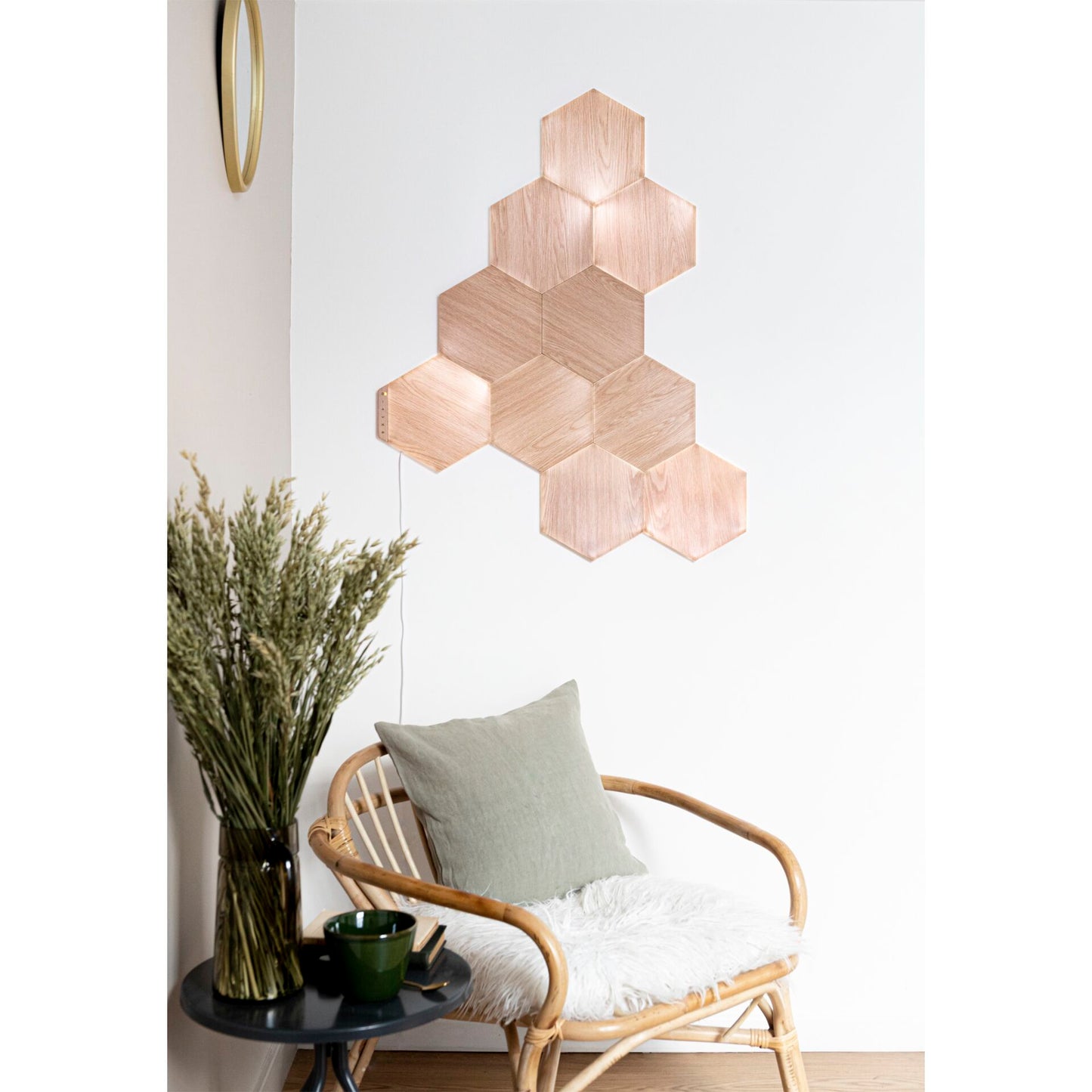 Nanoleaf Elements Wood Look Hexagons Expansion Pack - 3PK