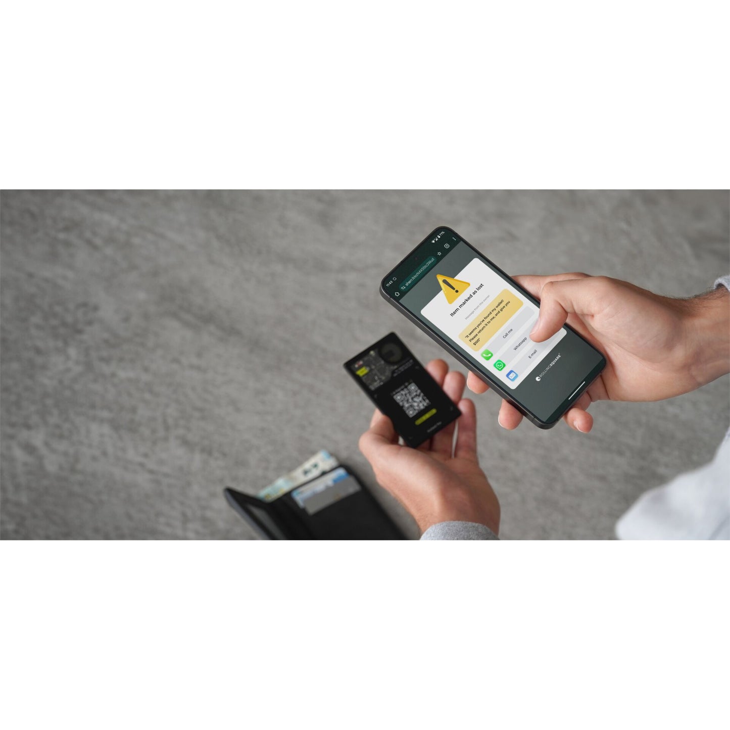 Rolling Square AirCard Pro BT Tracker for Apple Black